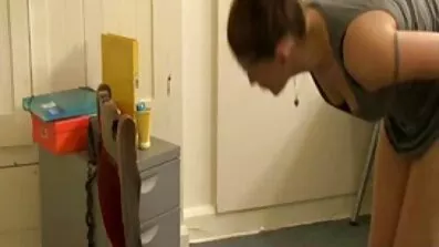 Angrebet bagfra og kneppet efter Cunnilingus våd cooch
